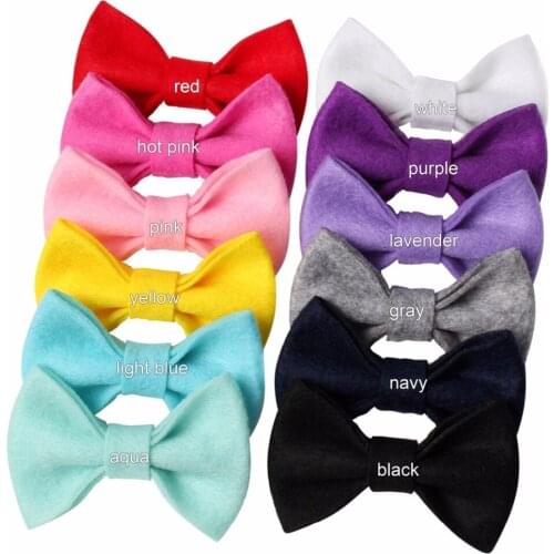 20pcs/ lot , Handmade accessories childrens non - woven bowknot hair headwear accessories wholesale