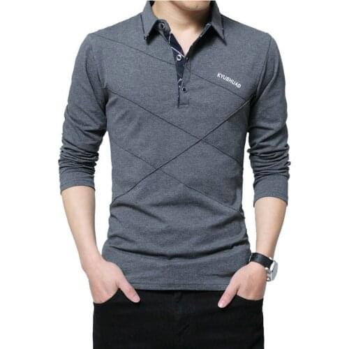 2020 New Fashion Long Sleeve Men T Shirt Cotton Casual T-shirt For Men Designer Spring Autumn Tee Shirt Homme