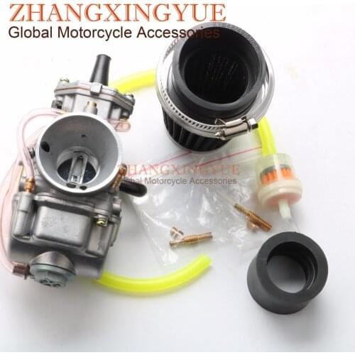 26mm Carburetor & 50mm Air Filter for OKO PWK KOSO JOG Dio Kr150 RTL250 CR80