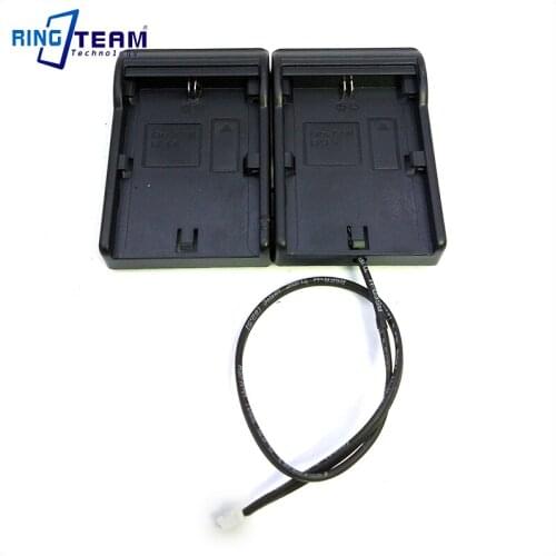 14V-16.8V LPE6 LP-E6 Dual Battery Holder Cradle Mount Adapter Plate with PHR-2 JST connector 2.0MM 0.079"
