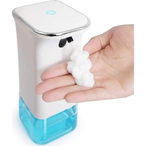 350ML Automatic Foaming Hand Washer Infrared Sensor Soap Dispenser Waterproof Liquid Foam Washer for Bathroom Kitchen Home Clean