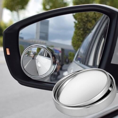 Wonderlife Car 360 Degree Blind Spot Mirror Wide Angle Round Convex Mirror Small Round Side Blindspot Rearview Parking Mirror