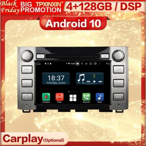 Carplay 2 Din Android Screen Multimedia Stereo Receiver For Toyota Sequoia Tundra 2014 2015 2016 BT Radio Audio Player Head Unit