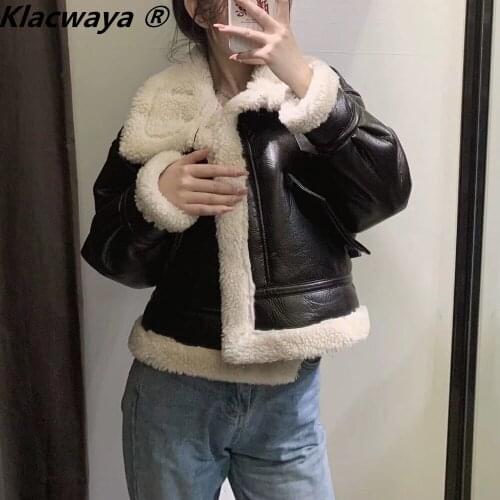 Женские черные куртки Klacwaya China At AliExpress