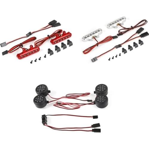 CNC Rear Light Bumper Base Rear Light Tail Lights For 1/5 LOSI 5IVE-T KM X2 RCMK ROVAN LT Rc CAR Baja Spare Part