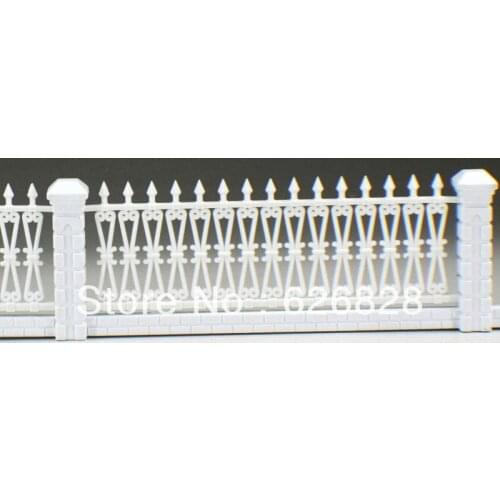 Building model Material ABS fence fence railing height 15-25mm Proportion 1:100