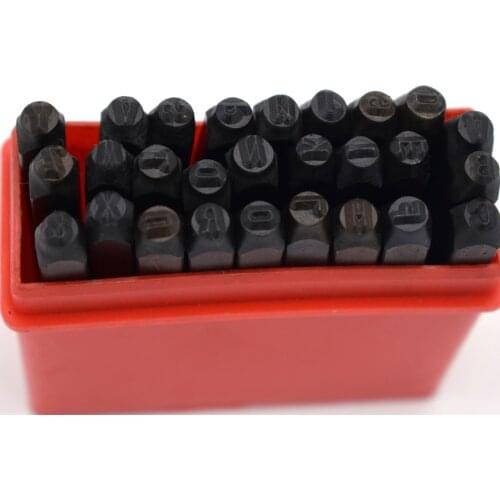 3MM Metal Letterr Punch Stamping Set For Jewelry Making From A to Z Steel Stamp Punch