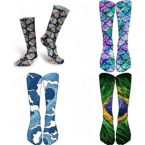 Fashion Hip Hop Men Socks Cotton Funny Crew Socks Animal Skull Women Socks Novelty Gift Socks For Autumn Happy Socks