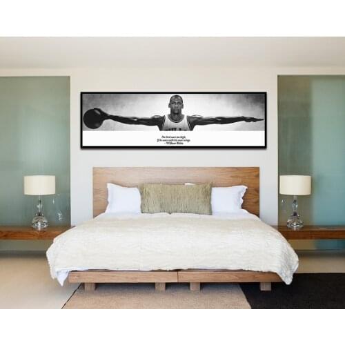 Wall canvas picture living room bedside home decoration Michael Jordan sports basketball star poster HD print canvas painting