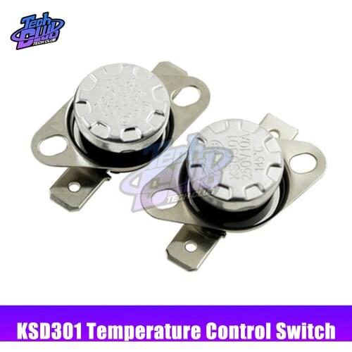 KSD301 250V 10A Normal Closed Open Temperature Switch Thermal Control 30C 40-130 Centigrade