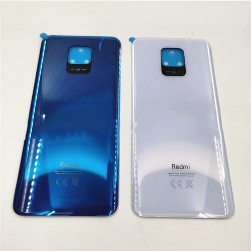 NEW Back Glass for Xiaomi Redmi Note 9 Pro 9S Battery Cover Rear Housing Door Panel Case for Redmi Note 9S Battery Cover Replace
