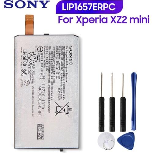 Original Battery LIP1657ERPC For Sony Xperia XZ2 mini Authenic Phone Battery 2870mAh
