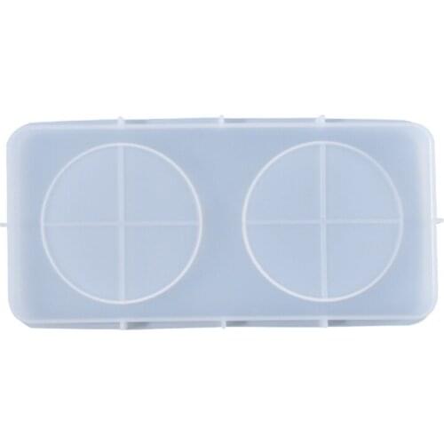 Wine Tray Epoxy Resin Mold Coaster Casting Silicone Mould DIY Crafts Cup Mat Home Decoration Making Tool