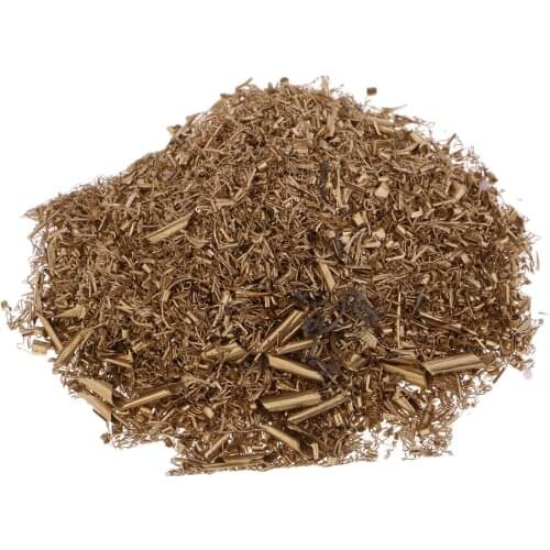 Natural Crushed Brass Inlay, Medium, DIY Jewelry Pendant Charms 0.7 ounce