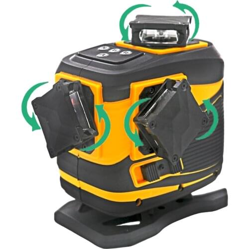 Professional 16Line 4D laser level 360 Vertical And Horizontal Laser Level Self-leveling Cross Line 4D Laser Level with outdoor