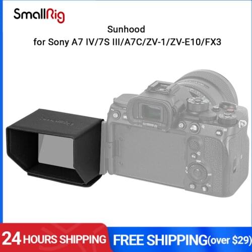 SmallRig Sunhood for Sony Alpha 7S III/Alpha 7C/ZV-1/FX3 Camera 3206