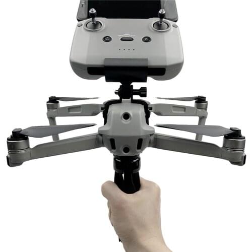 Stabilizer Bracket Handheld Gimbal Kit Mobile Phone/ Remote Control Clip with 1/4 Port Tripod Connection for DJI Mavic Air 2 Dr