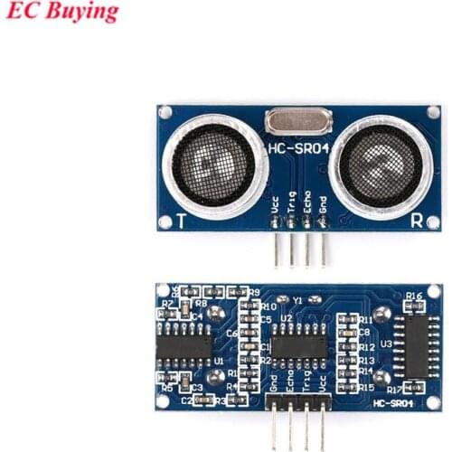 100pcs HC-SR04 Ultrasonic Wave Detector Ranging Module HC SR04 Distance Measuring Transducer Sensor For Arduino DC 5V