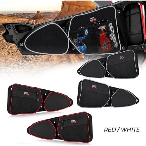 UTV Left & Right Side Door Bag Storage Bag Knee Pad for Polaris RZR XP 1000 900XC S900 2014 2015 2016 2017 2018