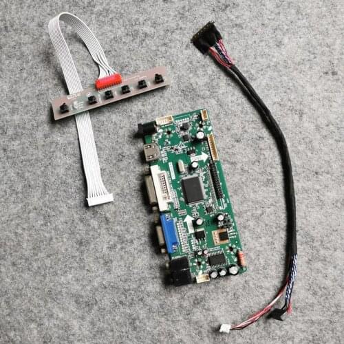 VGA DVI For NT156WHM/HB156WX1/HT156WXB matrix 60Hz WLED M.NT68676 LCD display controller board DIY kit 1366*768 LVDS 40 Pin