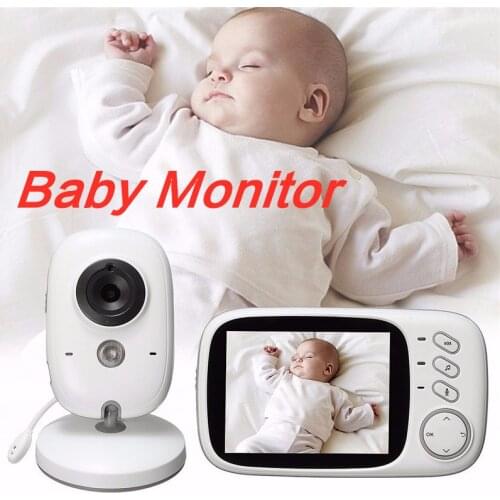 3.2 inch Wireless Video Color Baby Monitor High Resolution Baby Nanny Security Camera Night Vision Temperature Monitoring