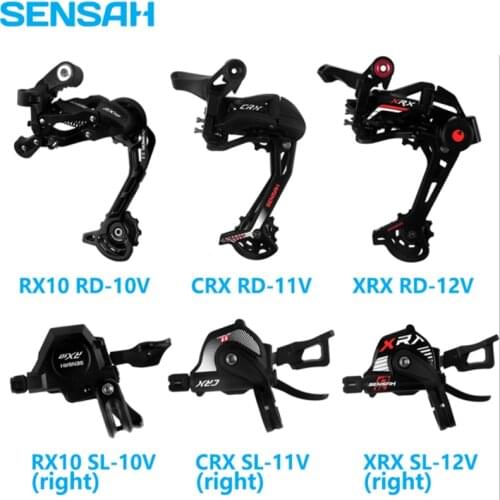 SENSAH - Bicycle Rear Derailleurs, Speed Shifter Trigger RX10, CRX, XRX, 10/11/12, 7 / 8S, M310, M360, MTB, for M6000, M8000, M9