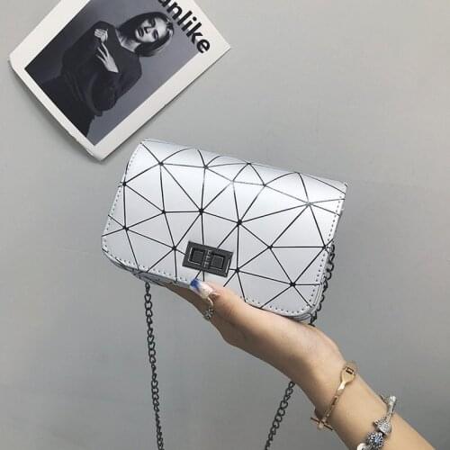 Chain Wild Crack Printing Wild Crossbody Bag Bags for Women 2021 Fashionable Shoulder Bags Female Messenger Bag Handbag