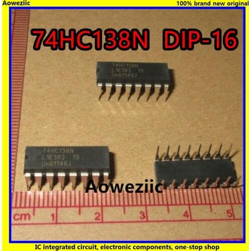 10Pcs/Lot 74HC138N 74HC138 DIP-16 3-to-8 line decoder/demultiplexer; inverting New Original Product