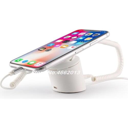 10 pcs/lot Mobile SmartPhone Security anti-theft Display Stand Retail Shop Cellphone Burglar Alarm Holder With Charging Function