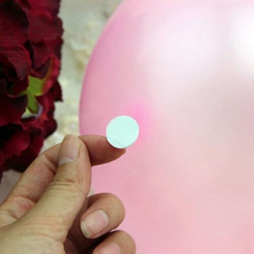 100Pcs Stickers DIY Magic Coin Sticker Double-sided Adhesive Hooks Loops Disks White Round Pads Dot Stickum Balloon Office