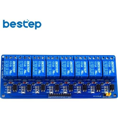 5pcs 24V 8 Channle Relay Module relay expansion board Low level triggered for Arduino PIC ARM