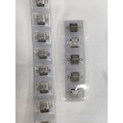 50PCS/Lot 100% New Original USB Type-C Charging Port Connector Socket Replacement Parts for NS switch Console