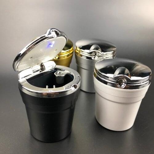 Car LED Blue Light Cigarette Ashtray for Mitsubishi ASX Outlander Lancer Colt Evolution Pajero Eclipse Grandis FORTIS Zinger