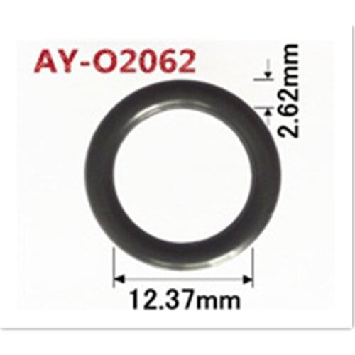 Free shippping 500pieces for BMW 1.8 1.9 Z3 E36 0280150504 fuel injector lower oring 12.37*2.62mm repair kit for AY-O2062
