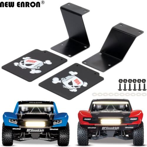 NEW ENRON 1Set Rubber Quarters Rear Fender Mud Flaps FOR 1/7 RC CAR Traxxas Unlimited Desert Racer UDR 85076-4 85086-4