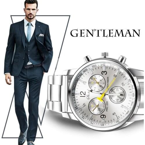 2020 New Mens Watches Top Luxury Brand Watch Men Stainless Steel Belt Fashion Male Hours Business Quartz Watch Relogio Masculino
