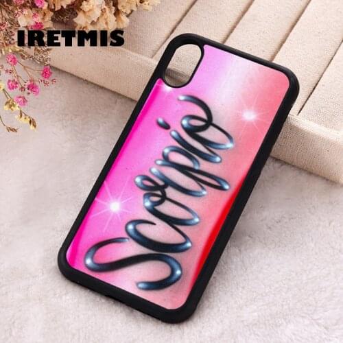 Iretmis 5 5S SE 2020 Phone Cover Case for iPhone 6 6S 7 8 Plus X Xs XR 11 12 Mini Pro Max Rubber Silicone Scorpio