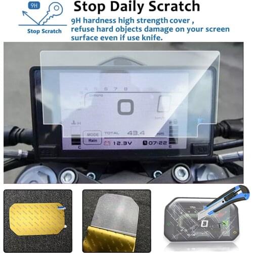 For CFMOTO 250SR NK GT Instrument Cluster Scratch Screen Protection Film Dashboard Screen Protector CF MOTO 250 SR NK GT
