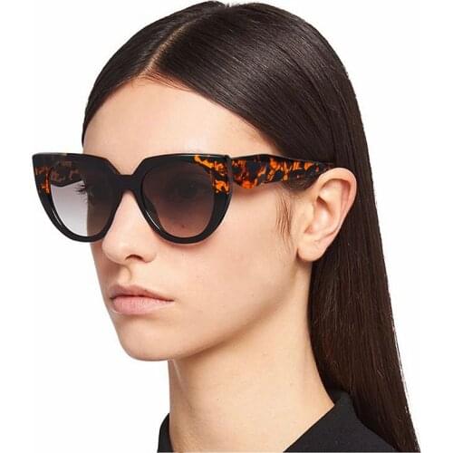 JackJad Vintage Classic Double Color Frame Cat Eye Style Sunglasses Women UV400 Gradient Brand Design Sun Glasses Shades 95323