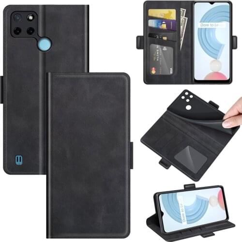 Case For Realme C21Y Leather Wallet Flip Cover Vintage Magnet Phone Case For Realme C21Y Coque