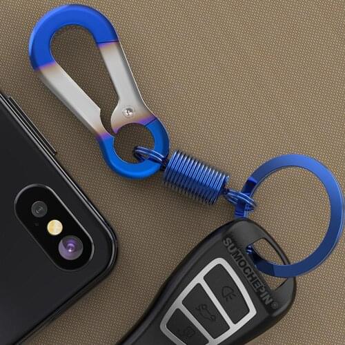 1PC Creative Car Auto Keychain Titanium Metal Key Chain Wonderful Car Keychain Keyring