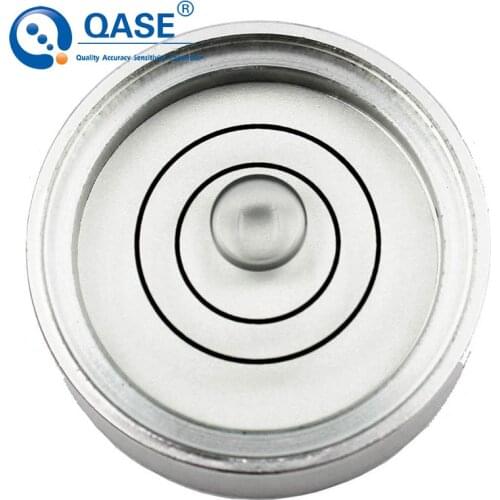 Round Spirit Level Bubble Metal Universal Leveler Bead Level Measuring Instrument 1PCS