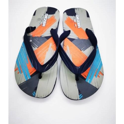 Overhead Male Navy Blue Slippers 11332-Stylish design-Convenient-Quality