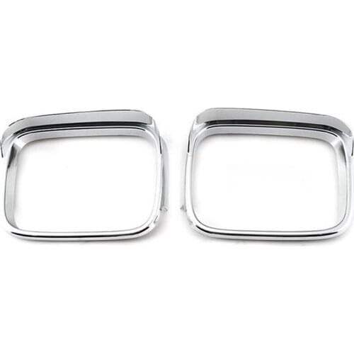 Rearview Mirror Cover Trim Rain Eyebrow Shield Shade Decoration Frame Sticker for Jeep Renegade 2015-2021 Accessories