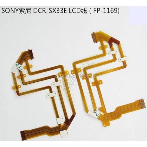 2PCS/ "FP-1169" NEW Video Camera Parts For SONY SX33E SX34E SX43E SX44E SX63E SX33 SX34 SX43 SX44 SX63 LCD Flex Cable
