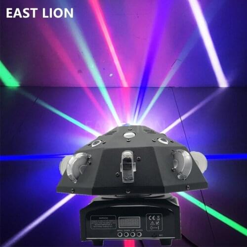 New Style Colorful Laser Beam Led Moving Head 16pcs RGBW Party Rotating Disco Ball Star Light Projector Festival Stage Lighting