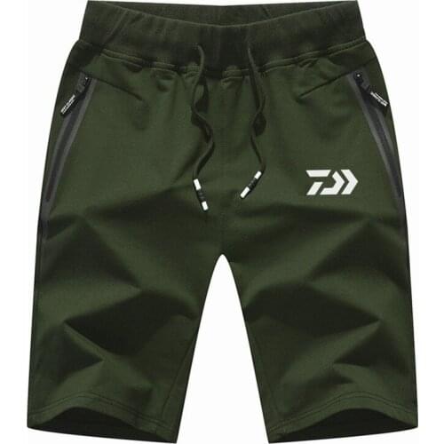 Drop Shipping S-5XL Daiwa Big Size Men Fishing Short Pant Summer Outdoor Hiking Climbing Sports Pants Fishing Clothing Trousers