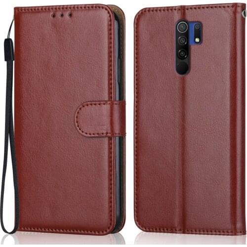 Folio Luxury Leather Case for On Xiaomi Redmi 9 Prime M2004J19PI 6.53'' Wallet Case for Redmi9 Prime Phone Bag for Redmi 9Prime