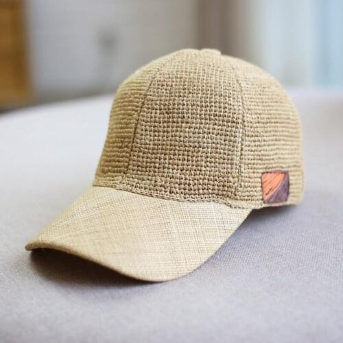 Unisex High Grade Raffia Visors Korean Style Sun Hats Summer/Autumn Womens Straw Hats Casual Mens Baseball Caps