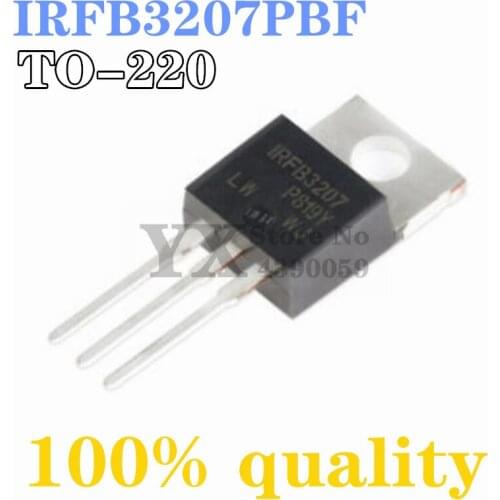 10PCS IRFB3207PBF TO220 IRFB3207 3207 TO-220 MOS FET transistor